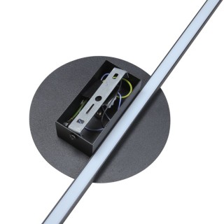 Lampe à poser Java 1 lumière – noir – en métal – style moderne