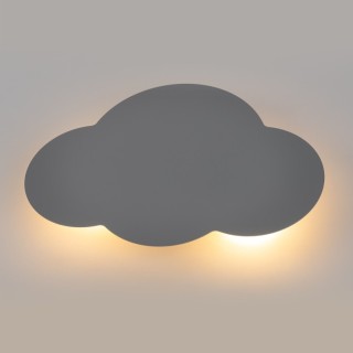 Lampe à poser Cloud 2 lumières – gris – en métal – style moderne