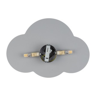 Lampe à poser Cloud 2 lumières – gris – en métal – style moderne