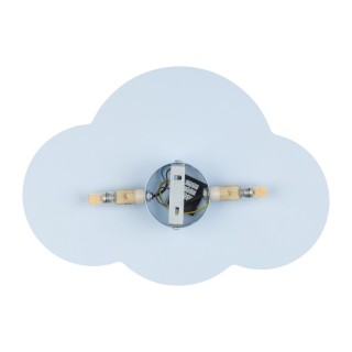 Applique murale Cloud 2 lumières – bleu & blanc – en métal – style moderne