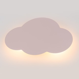 Lampe à poser Cloud 2 lumières – rose – en métal – style moderne