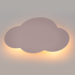 Lampe à poser Cloud 2 lumières – rose – en métal – style moderne