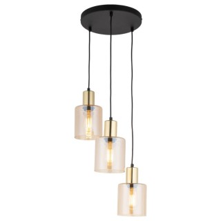 LAMPE SUSPENDUE SIERRA GOLD AMBRE 3