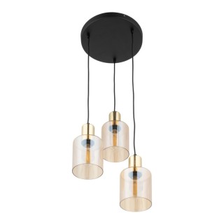 LAMPE SUSPENDUE SIERRA GOLD AMBRE 3