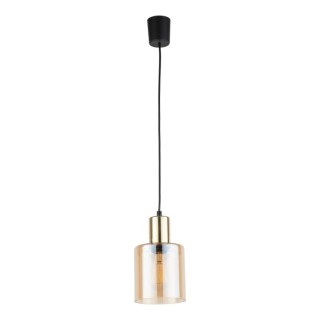 Suspension Sierra 1 lumière – doré & noir – en métal – style moderne