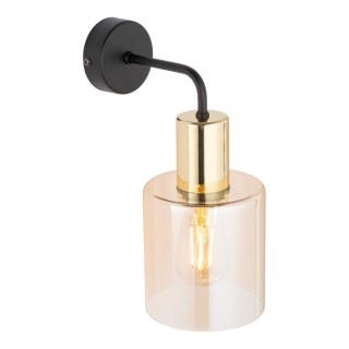 Lampe à poser Sierra 1 lumière – doré & noir – en métal – style moderne