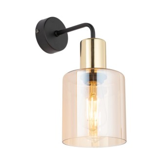 Lampe à poser Sierra 1 lumière – doré & noir – en métal – style moderne