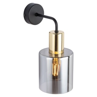 Applique murale Sierra 1 lumière – doré & noir – en métal – style moderne