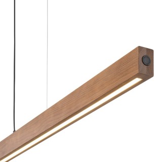 LAMPE SUSPENSION LED TEO EN NOYER 1260