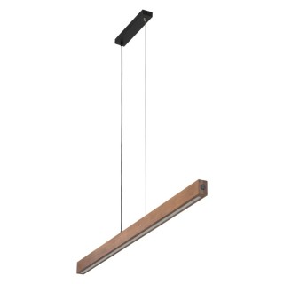 LAMPE SUSPENSION LED TEO EN NOYER 1260