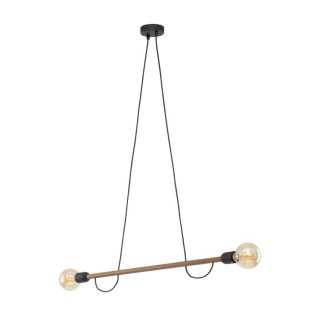 LAMPE SUSPENDUE HELIX EN BOIS DE NOYER 2
