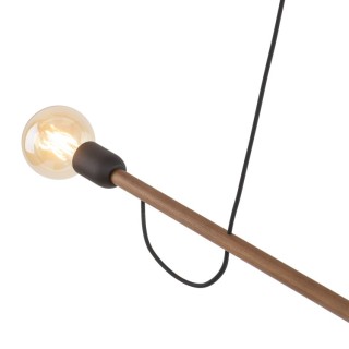 LAMPE SUSPENDUE HELIX EN BOIS DE NOYER 2
