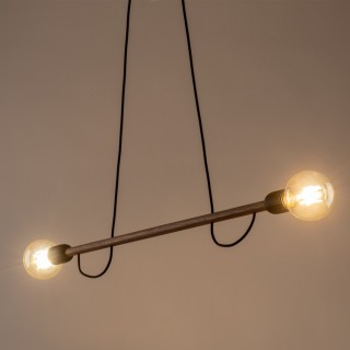 LAMPE SUSPENDUE HELIX EN BOIS DE NOYER 2