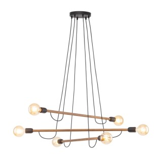 LAMPE SUSPENDUE HELIX EN BOIS DE NOYER 6