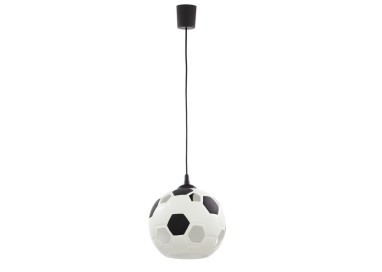 Suspension Football 1 lumière – noir – en plastique – style moderne