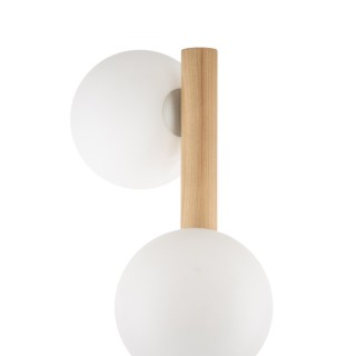 Lampadaire Estera 3 lumières – pin – en métal et bois – style moderne