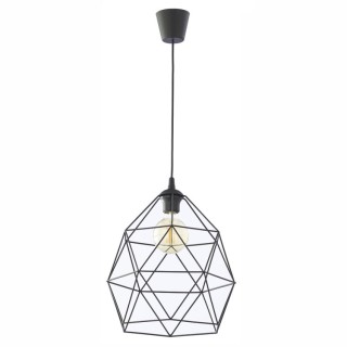 Suspension Galaxy 1 lumière – noir – en plastique – style moderne et loft