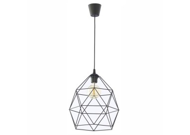 Suspension Galaxy 1 lumière – noir – en plastique – style moderne et loft
