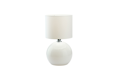 Veilleuse Palla 1 lumière – blanc – en métal et verre – style moderne