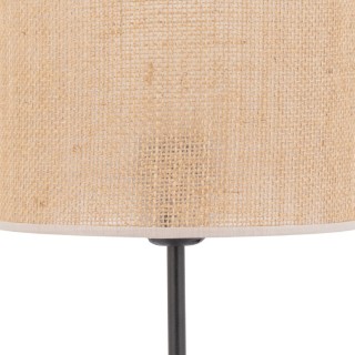 Veilleuse Juta 1 lumière – noir – en métal – style bohème