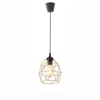 Suspension Galaxy 1 lumière – noir – en plastique – style moderne