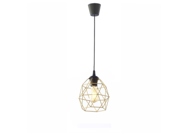 Suspension Galaxy 1 lumière – noir – en plastique – style moderne