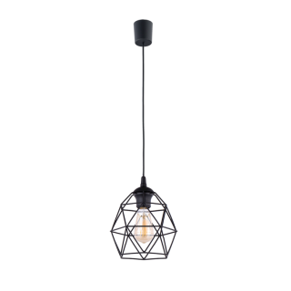 Suspension Galaxy 1 lumière – noir – en plastique – style moderne et loft