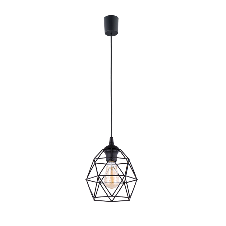 Suspension Galaxy 1 lumière – noir – en plastique – style moderne et loft