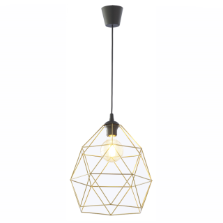 Suspension Galaxy 1 lumière – noir – style loft