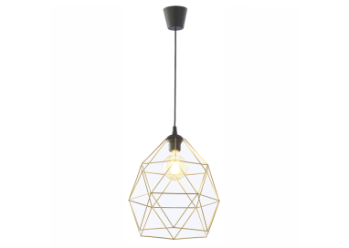 Suspension Galaxy 1 lumière – noir – style loft