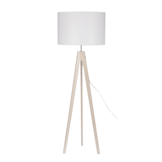 Lampadaire Dove 1 lumière – en métal et bois – style chic
