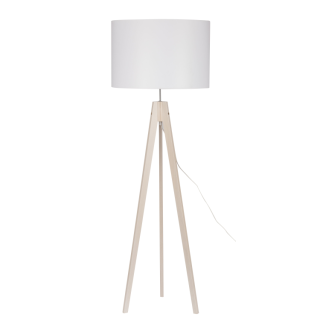 Lampadaire Dove 1 lumière – en métal et bois – style chic