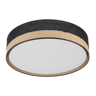 Plafonnier Paglia 4 lumières – blanc – en métal – style bohème