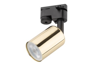 Plafonnier Tracer 1 lumière – doré & noir – en métal – style moderne et loft