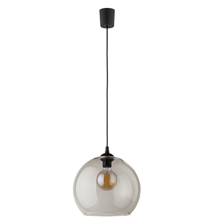 Suspension Cubus 1 lumière – noir – en plastique – style moderne