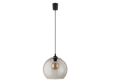 Suspension Cubus 1 lumière – noir – en plastique – style moderne