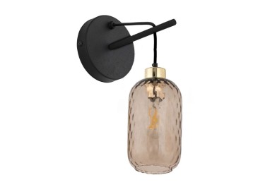 Lampe à poser Pescara 1 lumière – noir – en métal – style chic