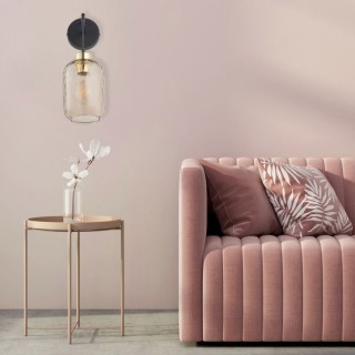 Lampe à poser Pescara 1 lumière – noir – en métal – style chic