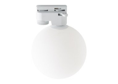 Spot sur rail Tracer 1 lumière – blanc – en métal – style moderne et loft