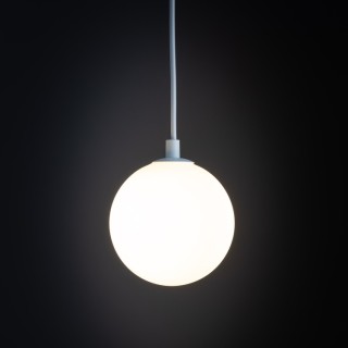 TRACER BLANC SUSPENSION EN VERRE BLANC 1 G9