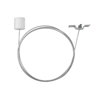 Luminaire Tracer – blanc – en métal – style moderne et loft