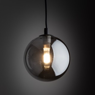 TRACER SUSPENSION EN VERRE GRAPHITE NOIR 1 G9