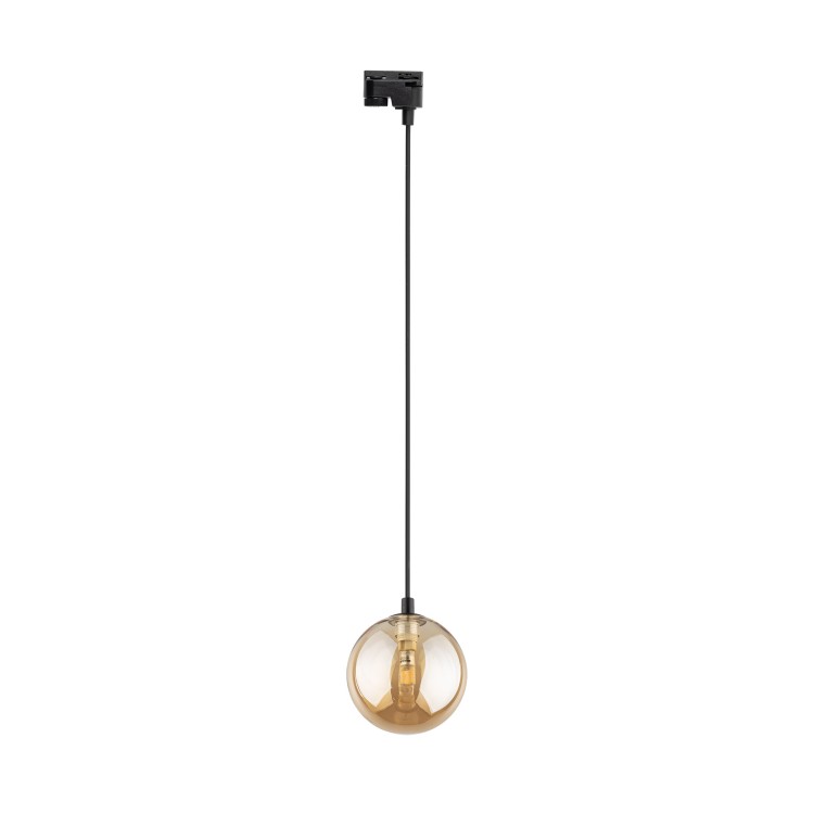 TRACER SUSPENSION EN VERRE NOIR AMBRE 1 G9