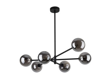 PLAFONNIER SARIUS NOIR / GRAPHITE 6