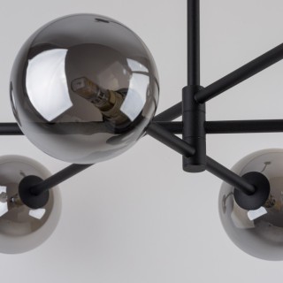 PLAFONNIER SARIUS NOIR / GRAPHITE 6