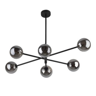 PLAFONNIER SARIUS NOIR / GRAPHITE 6