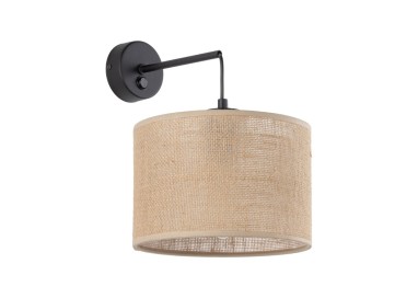 Applique murale Juta 1 lumière – noir – en métal – style moderne