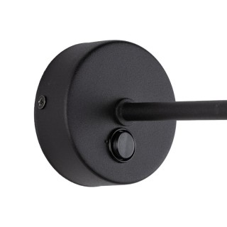 Applique murale Juta 1 lumière – noir – en métal – style moderne