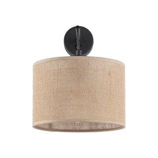 Applique murale Juta 1 lumière – noir – en métal – style moderne