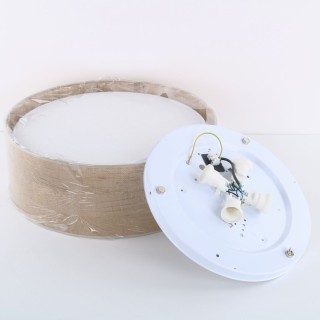 Plafonnier Juta 4 lumières – blanc – en métal – style moderne